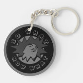 DUS WAT NU WAT MOK GESCHOTEN SLEUTELHANGER (Achterkant)