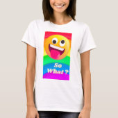 dus wat ? t-shirt (Voorkant)