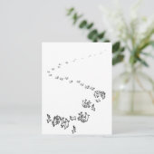 Dus we gaan Konijnen dansen Briefkaart (Staand voorkant)