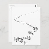 Dus we gaan Konijnen dansen Briefkaart (Voorkant / Achterkant)