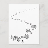 Dus we gaan Konijnen dansen Briefkaart (Voorkant)