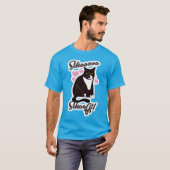 Dus zachte kat-kat-kat-liefdesslogan t-shirt (Voorkant volledig)