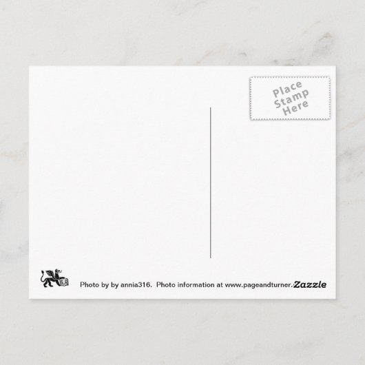 Dus ze is een schaap! briefkaart (Achterkant)