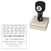Dus zeer dankbare Thanksgiving rubberen stempel (Gestempeld)