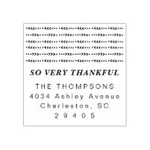 Dus zeer dankbare Thanksgiving rubberen stempel (Afrduk)