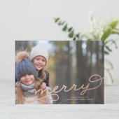 DUS ZEER VROLIJK ROOS GOUDEN KAART (Staand voorkant)