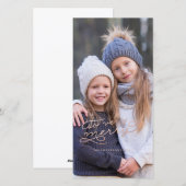 DUS ZEER VROLIJK ROOS GOUDEN KAART (Voorkant / Achterkant)