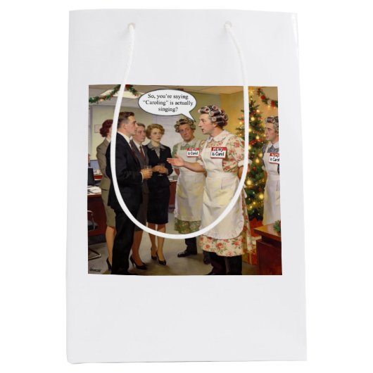Dus, zeg je dat “kerstliedjes zingen” eigenlijk zi medium cadeauzakje (Voorkant)