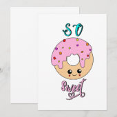 Dus zoete donuts 2 juni Jelly Nationale Donut Dag Bedankkaart (Voorkant / Achterkant)