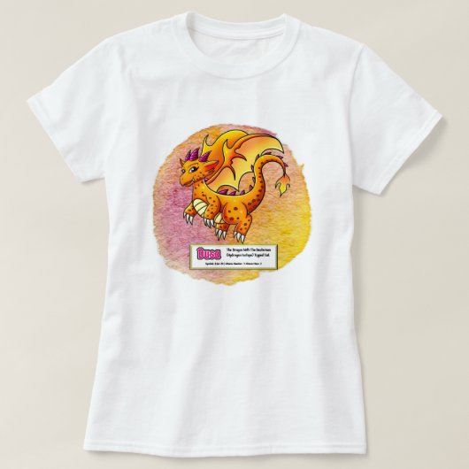 Dusa De Deuterium Elemental Dragon T-shirt (Design voorkant)
