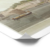 Dusasumade Gaut, at Benares on the River Ganges, f Poster (Hoek)