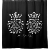 Duschvorhang mit Johann Sebastian Bach Siegel Douchegordijn (Voorkant)