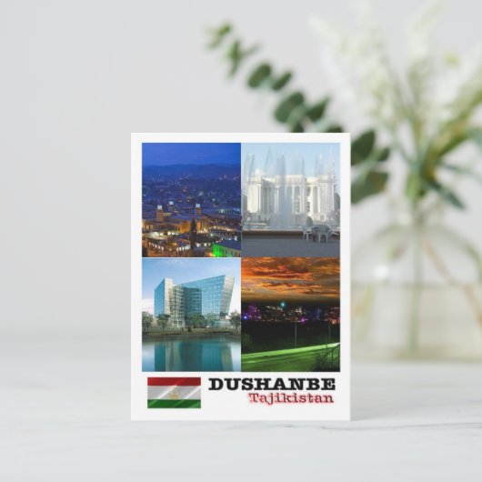 Dushanbe - Mozaïek - Tadzjikistan - Briefkaart (Staand voorkant)