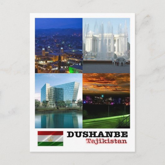 Dushanbe - Mozaïek - Tadzjikistan - Briefkaart (Voorkant)