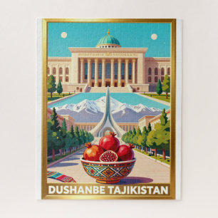 Dushanbe Tadzjikistan Bergreizen Legpuzzel
