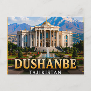 Dushanbe Tadzjikistan Centraal-Azië Reis 📍 Briefkaart