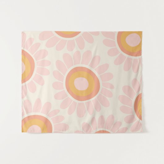 Dushi Sunflower Pattern #1 #wall #art Wandkleed (Voorkant (horizontaal))