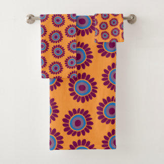 Dushi Zonnebloempatroon 3 Bad Handdoek