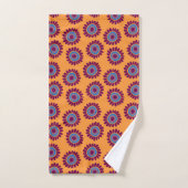 Dushi Zonnebloempatroon 3 Bad Handdoek (Handdoek)