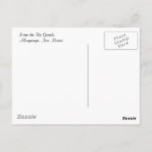 Dusk aan de Rio Grande Briefkaart (Achterkant)