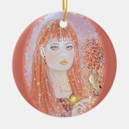 Dusk Allegory. Keramisch Ornament