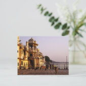 Dusk at Ganghaur Ghat, Udaipur, Rajasthan, India Briefkaart (Staand voorkant)