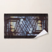 Dusk bij Freedom's Birthplace, Ellis Island Bad Handdoek (Handdoek)