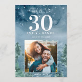 Dusk Blue Mountains Trouwtafel No. w / foto 5x7 (Achterkant)