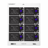 Dusk Blue Shipping Label v3 (Full Sheet)