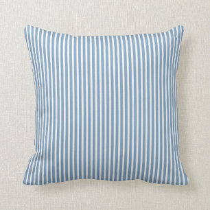 Dusk Blue Striped Decorative Kussens