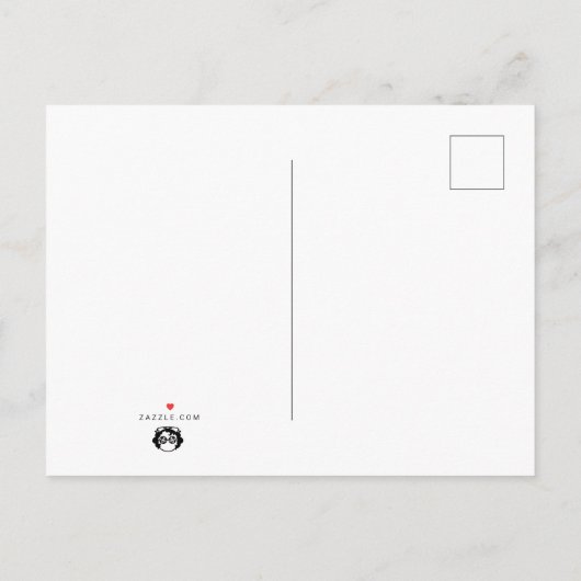 Dusk Bunnies Customizable Aankondigingskaart (Achterkant)