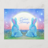 Dusk Bunnies Customizable Aankondigingskaart (Voorkant)