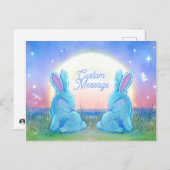 Dusk Bunnies Customizable Briefkaart (Voorkant / Achterkant)