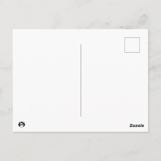 Dusk Bunnies Customizable Briefkaart (Achterkant)