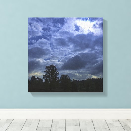 Dusk Canvas Afdruk (Insitu (Houten vloer))