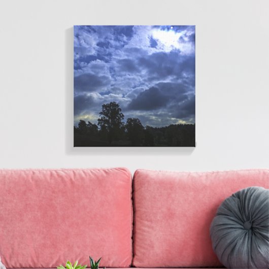 Dusk Canvas Afdruk (Insitu (Woonkamer))