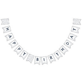 Dusk Confetti Waterverf Stippen Bunting Flag Vlaggetjes