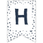 Dusk Confetti Waterverf Stippen Bunting Flag Vlaggetjes (Tweede vlag)