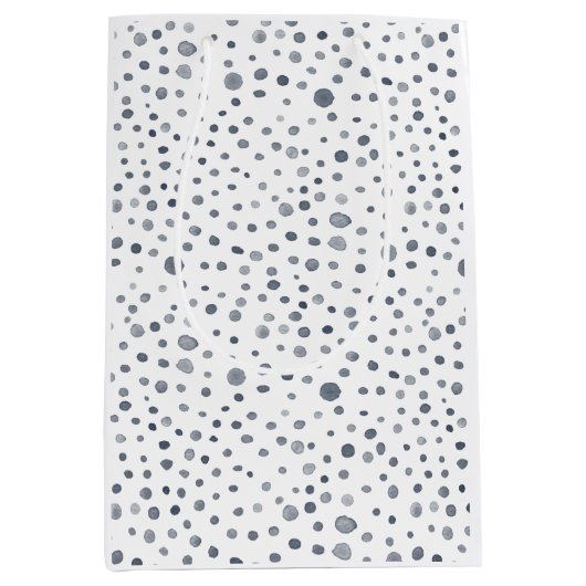 Dusk Confetti Waterverf Stippen Gift Bag Medium Cadeauzakje (Voorkant)