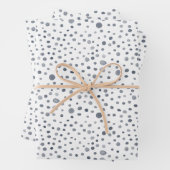 Dusk Confetti Waterverf Stippen Wrapping Paper (In situ)