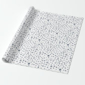 Dusk Confetti Waterverf Stippen Wrapping Paper Cadeaupapier (Uitgerold)