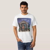 Dusk Covered Bridge  T-shirt (Voorkant volledig)