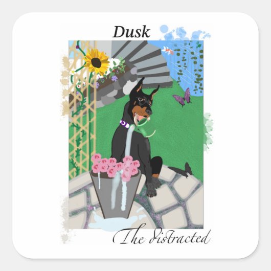 Dusk de verstrooide stickers (Voorkant)