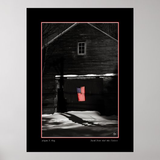 Dusk dimt haar kleuren Poster niet (Voorkant)