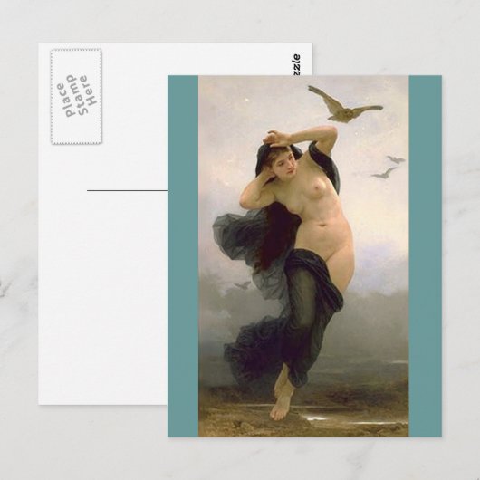 Dusk door Bouguereau Briefkaart (Voorkant / Achterkant)
