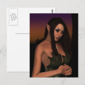 Dusk Elf Briefkaart (Voorkant / Achterkant)