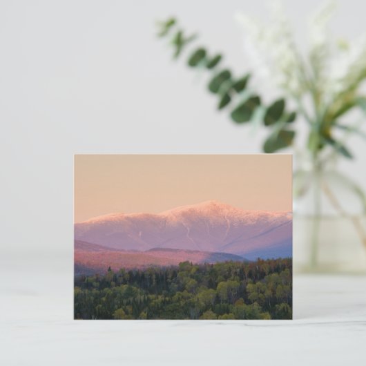 Dusk en Mount Washington in New Hampshire's Briefkaart (Staand voorkant)