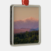 Dusk en Mount Washington in New Hampshire's Metalen Ornament (Rechts)