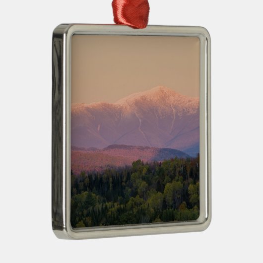 Dusk en Mount Washington in New Hampshire's Metalen Ornament (Rechts)