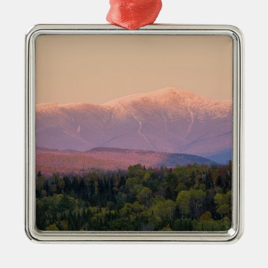 Dusk en Mount Washington in New Hampshire's Metalen Ornament (Voorkant)